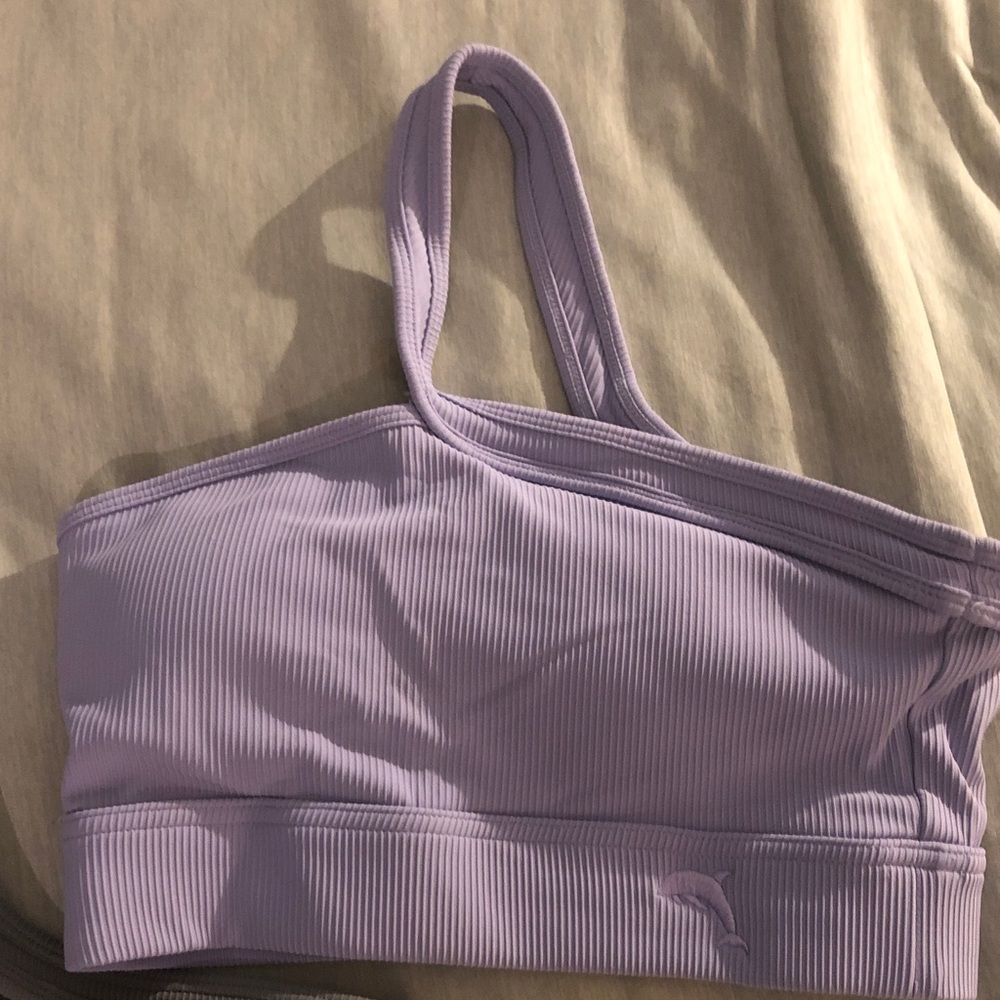 Women's Purple and Gray Sports Bras - Picture 2 of 10